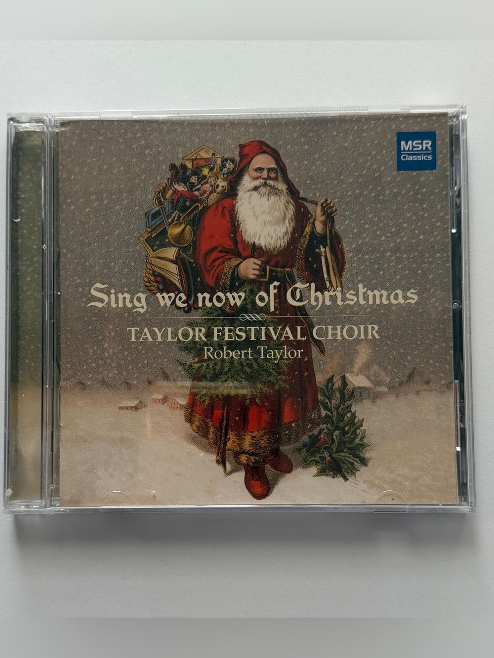 Classic Taylor Festival Choir Christmas CD - Red & Gold Artwork